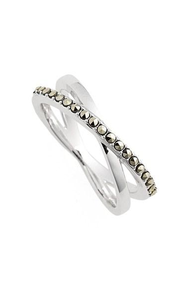 Women's Judith Jack Crisscross Marcasite Ring