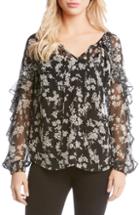 Women's Karen Kane Ruffle Sleeve Top