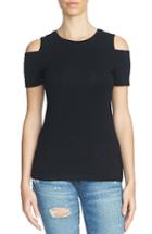 Women's 1.state Cold Shoulder Tee, Size - Black