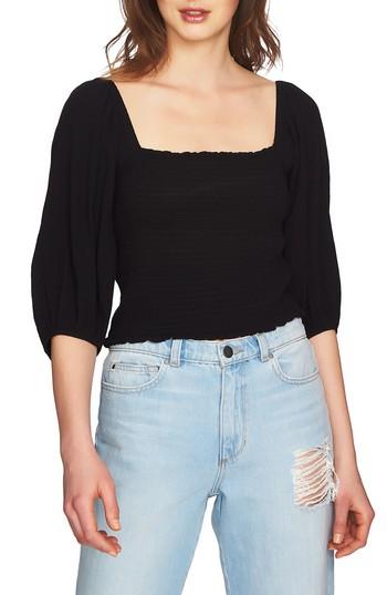 Women's 1.state Voluminous Sleeve Top, Size - Black