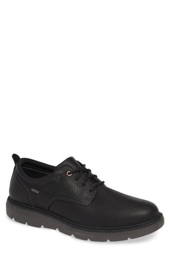 Men's Clarks Un. Map Lo Gtx Plain Toe Derby .5 M - Black