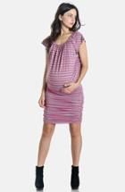Women's Lilac Clothing 'mila' Maternity Dress