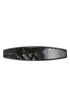 France Luxe Oblong Barrette, Size - Black