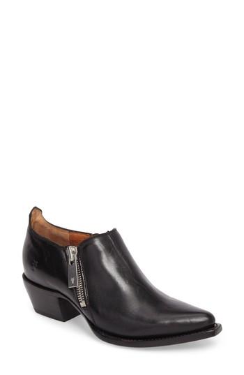 Women's Frye Sacha Double Zip Bootie M - Grey