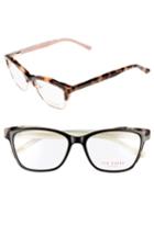 Women's Ted Baker London 53mm Optical Cat Eye Glasses - Black