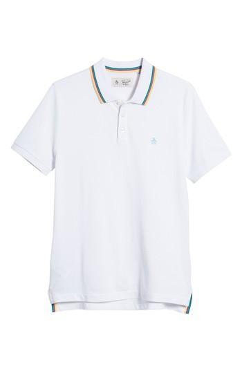 Men's Original Penguin Birdseye Tipped Pique Polo