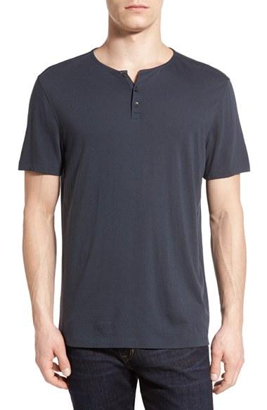 Men's John Varvatos Star Usa Short Sleeve Henley