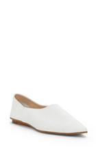 Women's Vince Camuto Stanta Pointy Toe Flat M - White