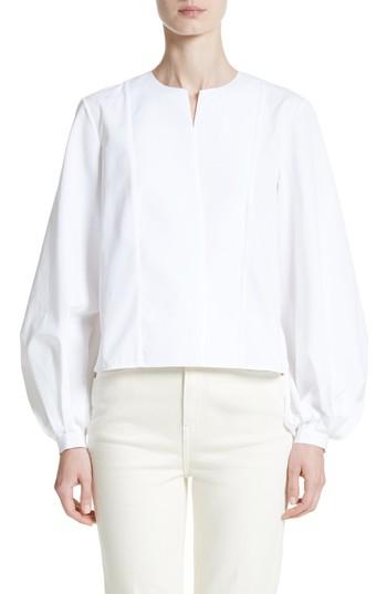 Women's Khaite Enya Blouse - White
