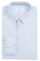 Men's Eton Super Slim Fit Twill Dress Shirt - Blue
