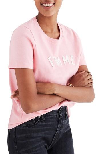 Women's Madewell Femme Tee, Size - Burgundy