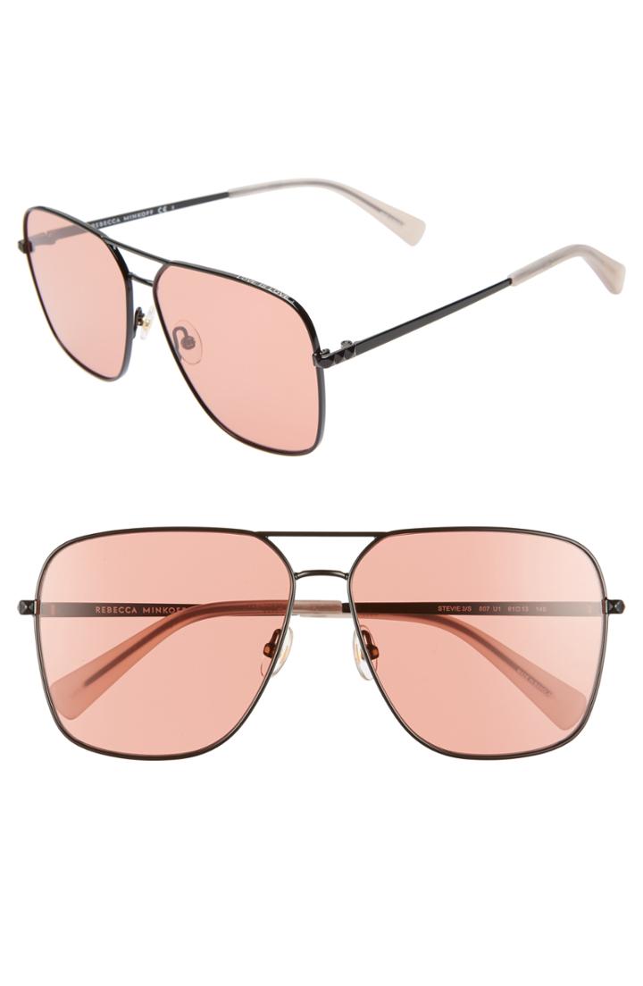 Women's Rebecca Minkoff Stevie3 61mm Aviator Sunglasses -
