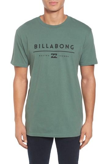 Men's Billabong Unity Logo Graphic T-shirt - Green