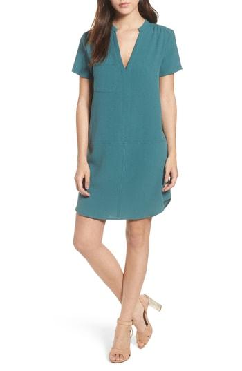 Women's Hailey Crepe Dress, Size - Blue/green