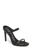 Women's Calvin Klein Dala Strappy Mule .5 M - Black