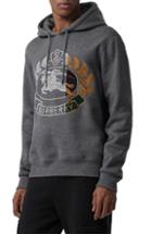 Men's Burberry Rutford Embroidered Hoodie - Grey