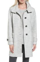 Women's London Fog Stand Collar Coat - Grey