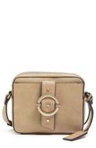 Sole Society Faux Leather Camera Crossbody Bag - Green