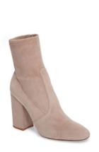 Women's Valentino Garavani Stretch Suede Bootie Us / 41eu - Beige