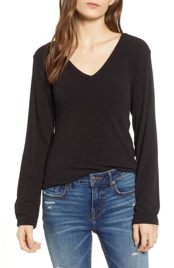 Women's Project Social T Tilbury Ribbed Tee - Black