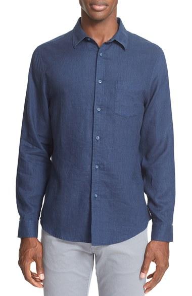Men's Onia Abe Linen Sport Shirt
