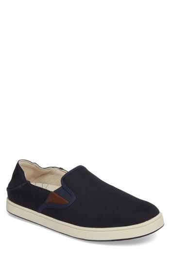 Men's Olukai Kahu Collapsible Slip-on Sneaker M - Blue