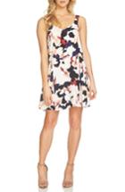 Women's 1.state Floral Shift Dress, Size - White
