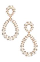 Women's Kitsch Imitation Pearl & Crystal Statement Earrings