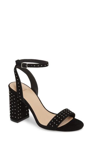 Women's Black Suede Studio Roxy Studded Sandal M - Black