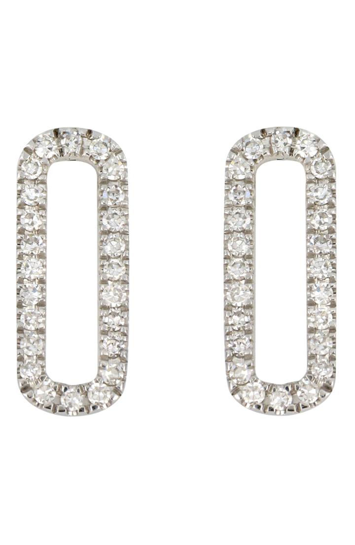Women's Carriere Diamond Open Oval Stud Earrings (nordstrom Exclusive)