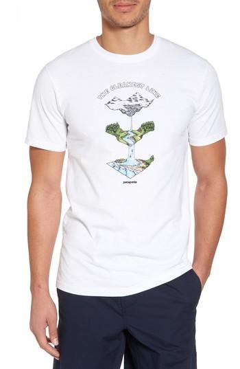 Men's Patagonia Glacier Born Responsibili-tee T-shirt - White