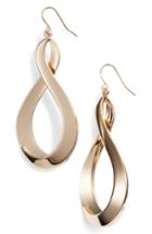 Women's Halogen Twisted Metal Teardrop Earrings