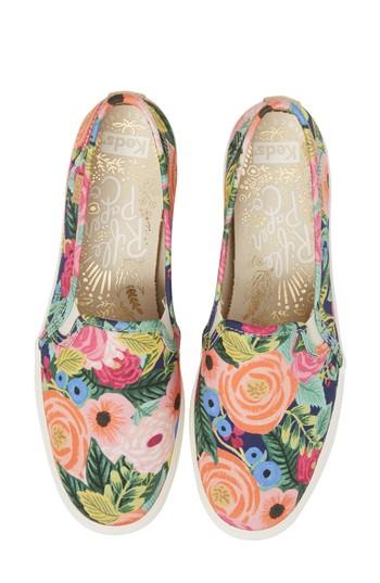 Women's Keds X Rifle Paper Co. Birch Triple Decker Slip-on Sneaker M - Black