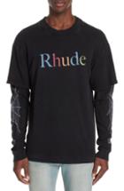 Men's Rhude Graphic Google Long Sleeve T-shirt