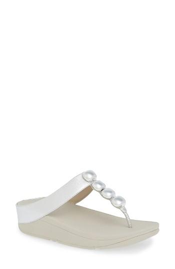 Women's Fitflop(tm) Rola Sandal M - White