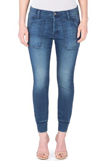 Women's Fidelity Denim Mikey Ankle Zip Jogger Jeans