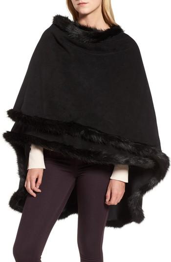 Women's Parkhurst Tara Faux Fur Trim Wrap