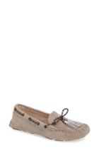 Women's Sam Edelman Fantine Tasseled Moccasin M - Grey