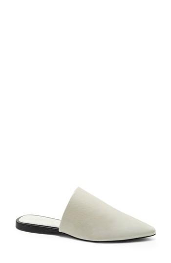 Women's Mercedes Castillo Lislie Pointy Toe Slide M - Ivory