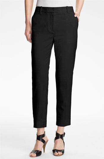 3.1 Phillip Lim Crop Stretch Wool Trousers Womens Black