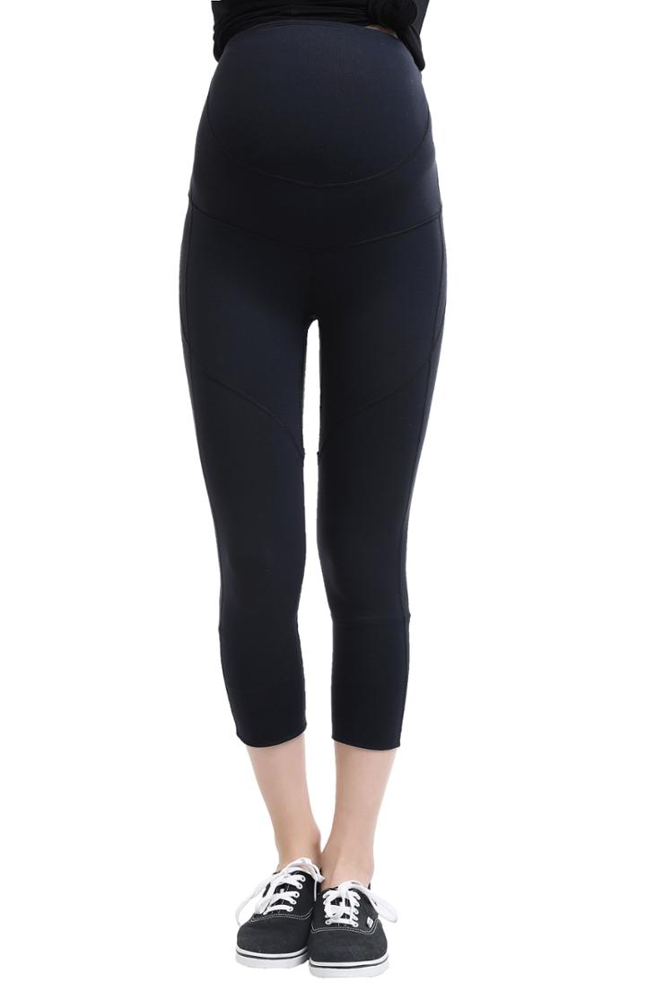 Women's Kimi And Kai Elle High Performance Cropped Maternity Leggings