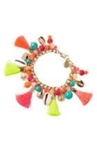 Women's Lilly Pilitzer Boho Beach Charm Bracelet