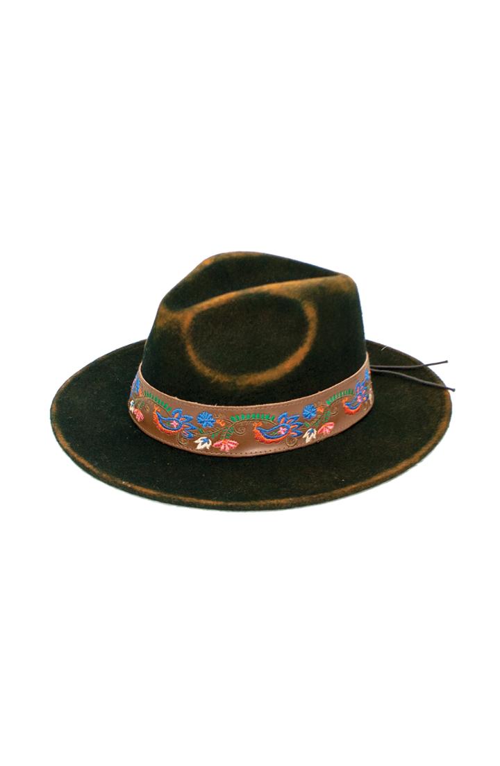 Women's Peter Grimm Wool Fedora - Brown