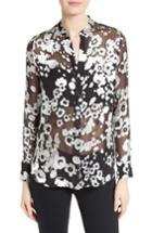 Women's Alice + Olivia Belle Print Sheer Oversize Tunic