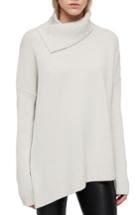Women's Allsaints Witby Roll Neck Cashmere Sweater - White