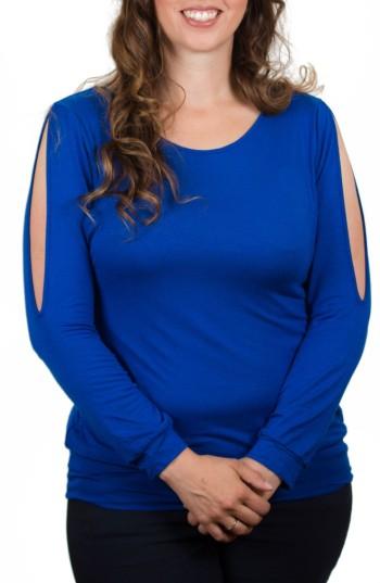 Women's Nurture-elle Open Arm Nursing Top - Blue