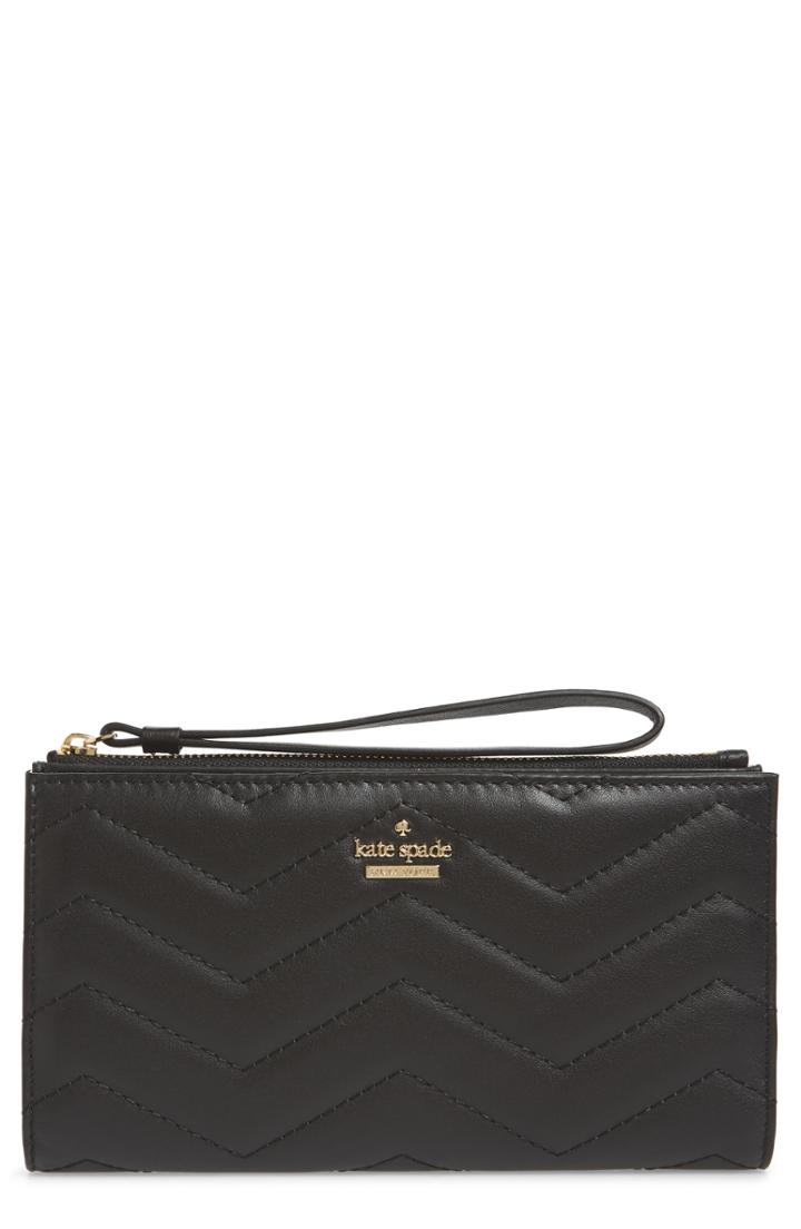 Women's Kate Spade New York Reese Park - Eliza Quilted Leather Wallet -