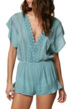 Women's O'neill Shay Romper Cover-up - Blue/green