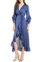 Women's Misa Los Angeles Alina Wrap Dress - Blue