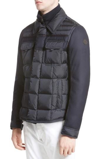 Men's Moncler Blais Down Jacket - Blue